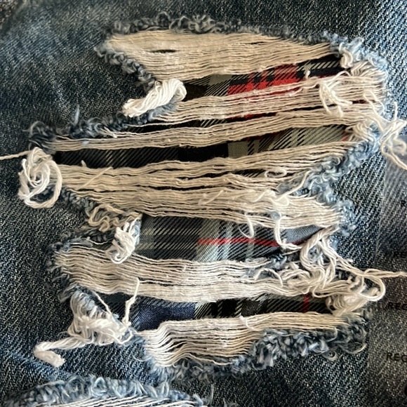 NWT AE Patched Mom Straight Jean Size 6 - Picture 7 of 8